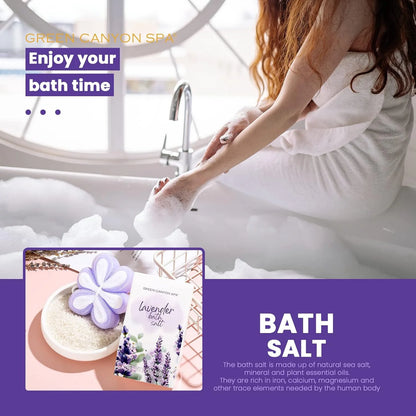 Bath Gift Sets for Women, 11Pcs Lavender Spa Baskets Gift Kits, Relaxing Valentines Day Birthday Gifts for Mom Her